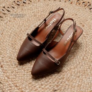 Kitten Heels Clarisse - marron